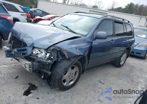 2006 Toyota Highlander Limited V6 из США, поврежденный, VIN JTEEP21A260165198